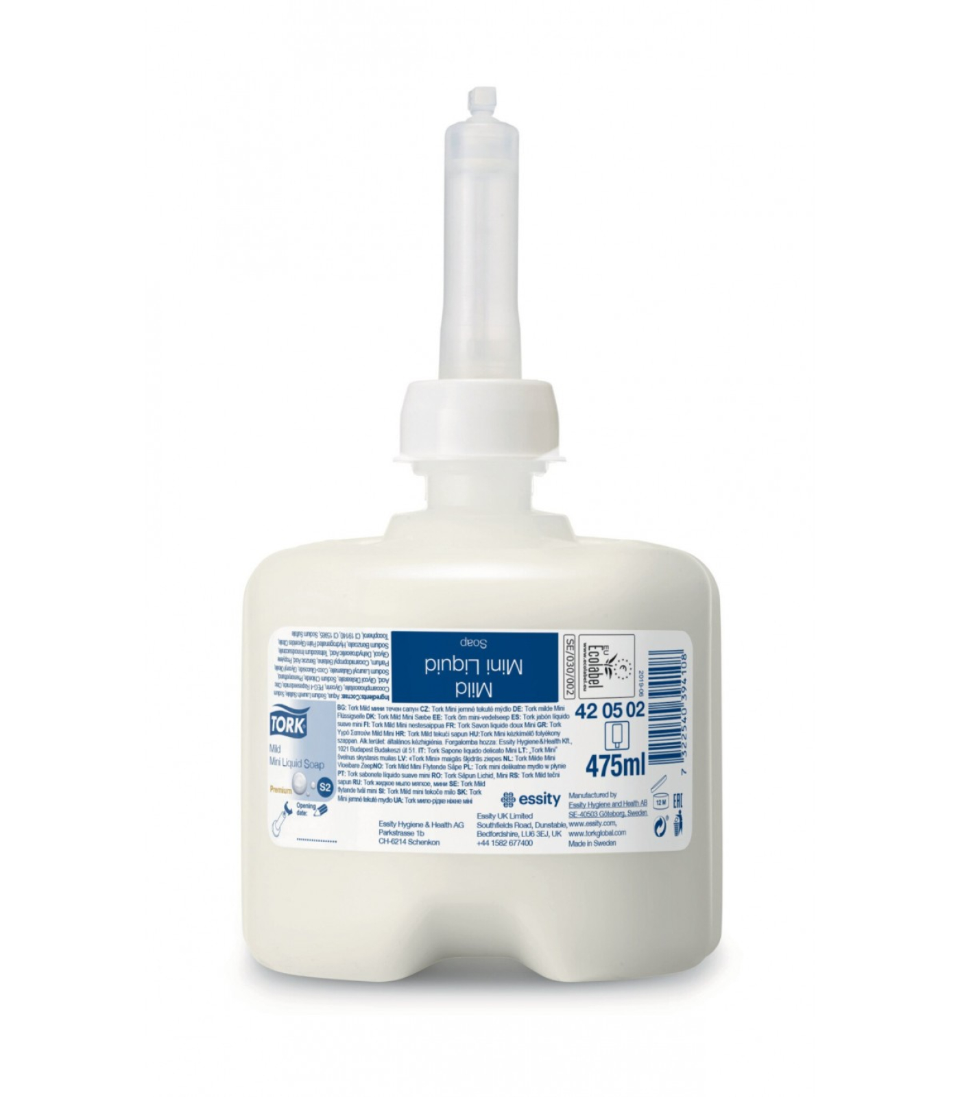 Σαπούνι Χεριών Υγρό Mild Mini  TORK 475ml