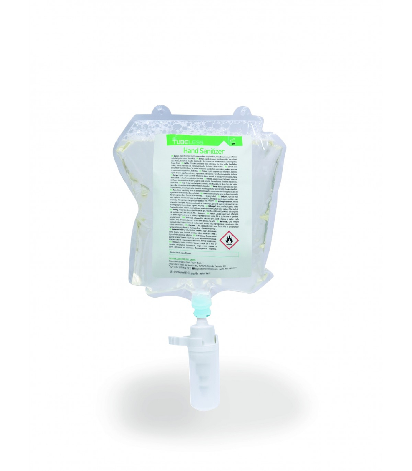 Αντισηπτικό Χεριών TUBELESS 800ml