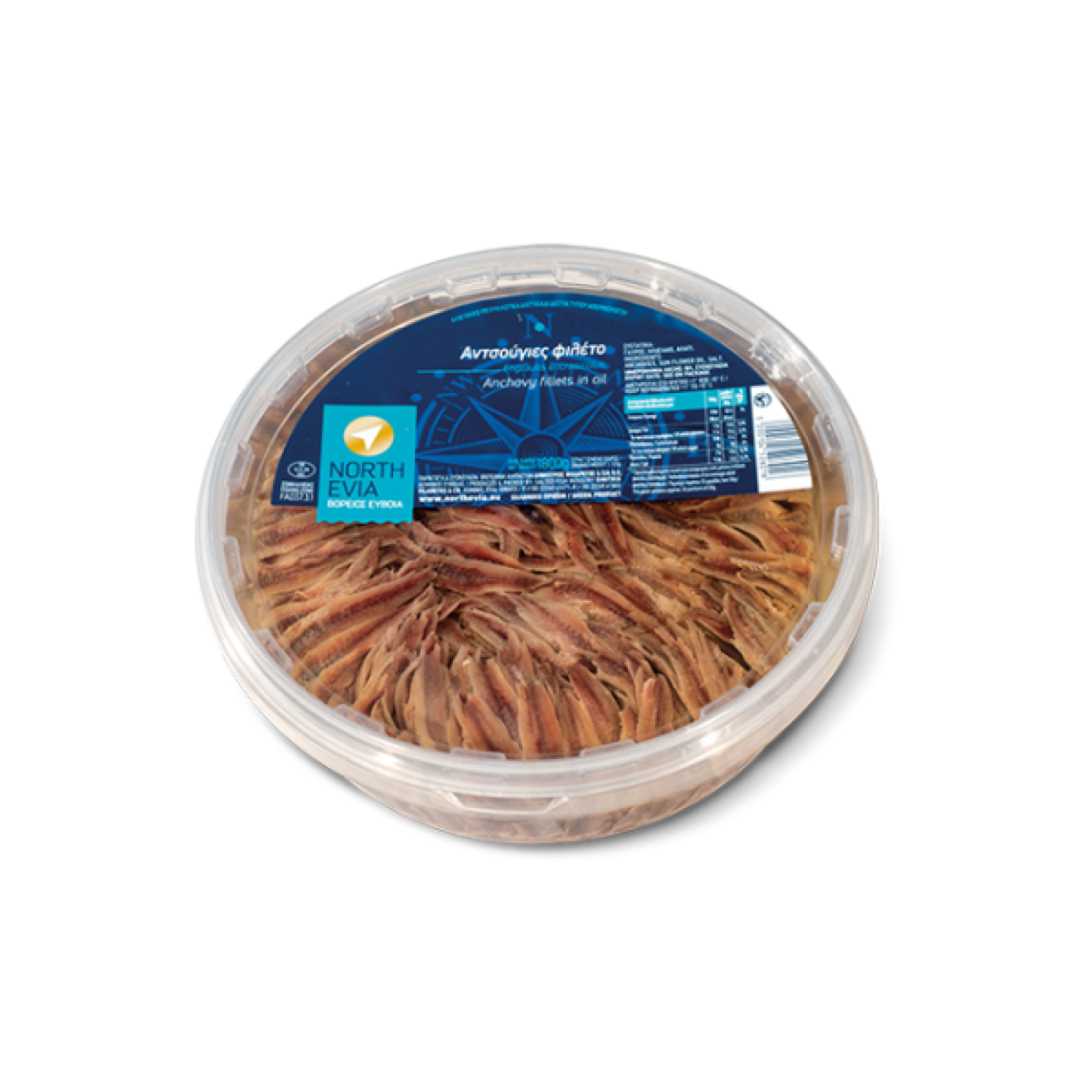 Αντζούγια Φιλέτο NORTH EVIA 150gr