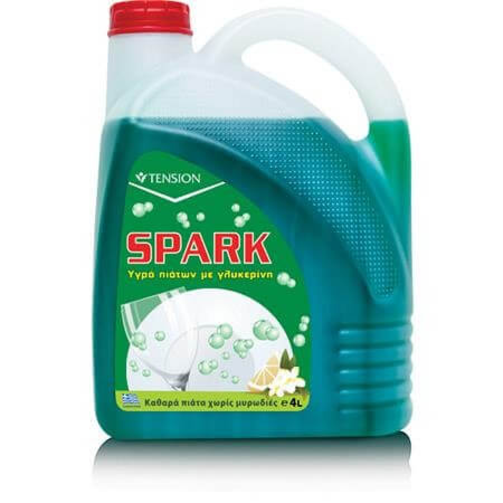 Υγρό πιάτων λεμόνι SPARK 4lt