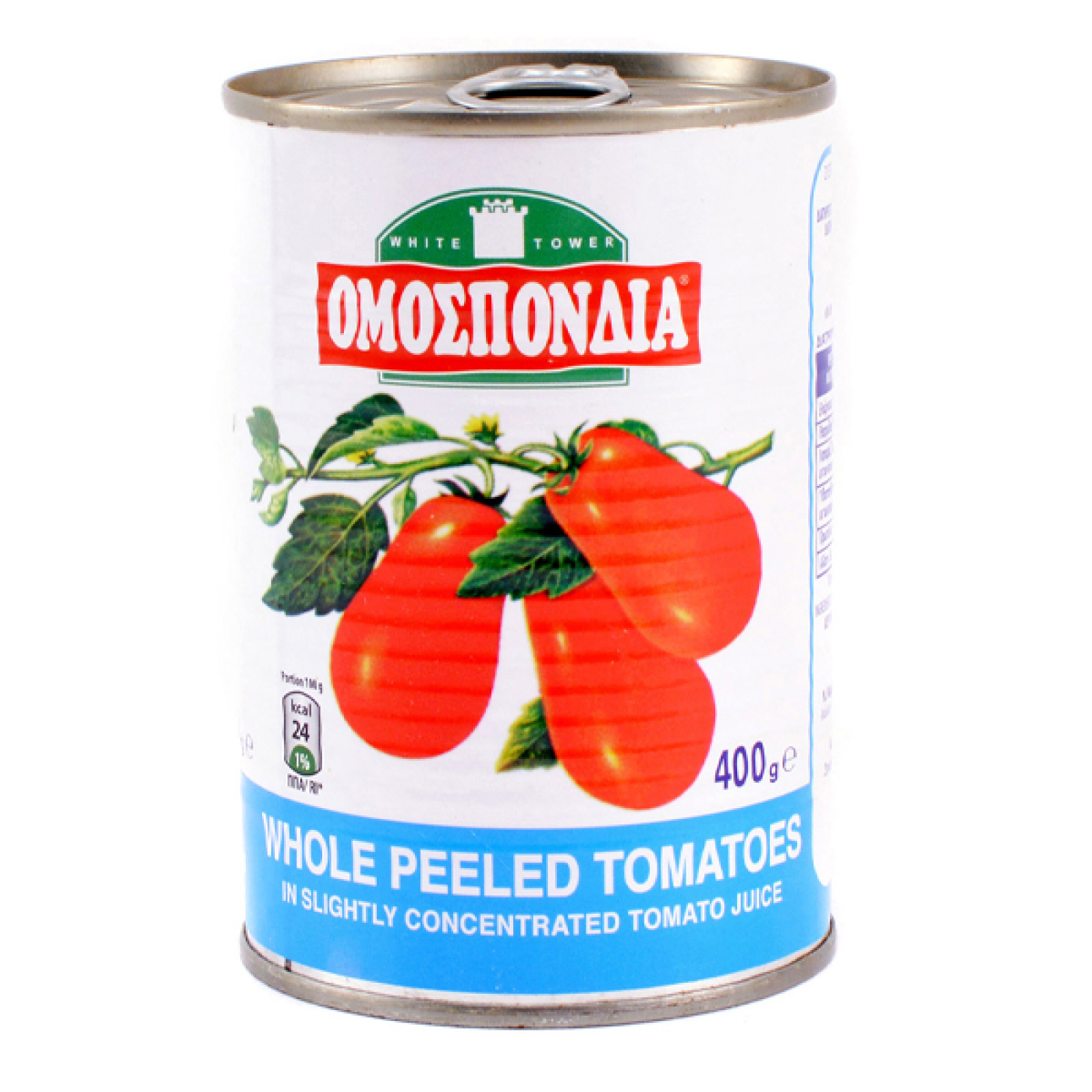 Τοματάκια Αποφλοιωμένα ΟΜΟΣΠΟΝΔΙΑ 400gr