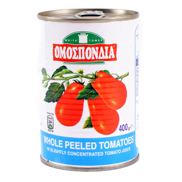 Τοματάκια Αποφλοιωμένα ΟΜΟΣΠΟΝΔΙΑ 400gr