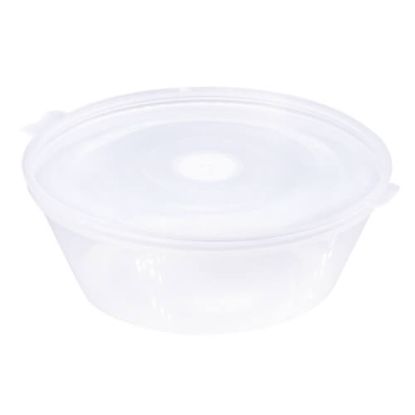 Σωσάκι διαφανές με καπάκι LUX PLAST 50τμχ