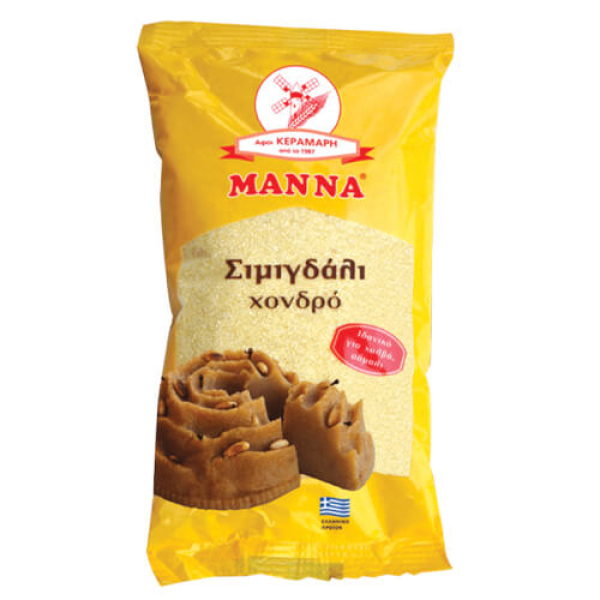 Σιμιγδάλι Χονδρό ΑΛΕΥΡΙ ΜΑΝΝΑ  500gr