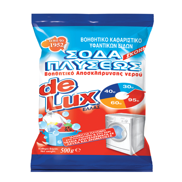 Σόδα πλύσεως DE LUX 900gr