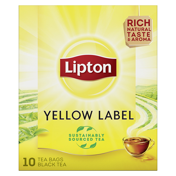 Μαύρο Τσάι σε Φακελάκι Yellow Label LIPTON 10x1,5gr