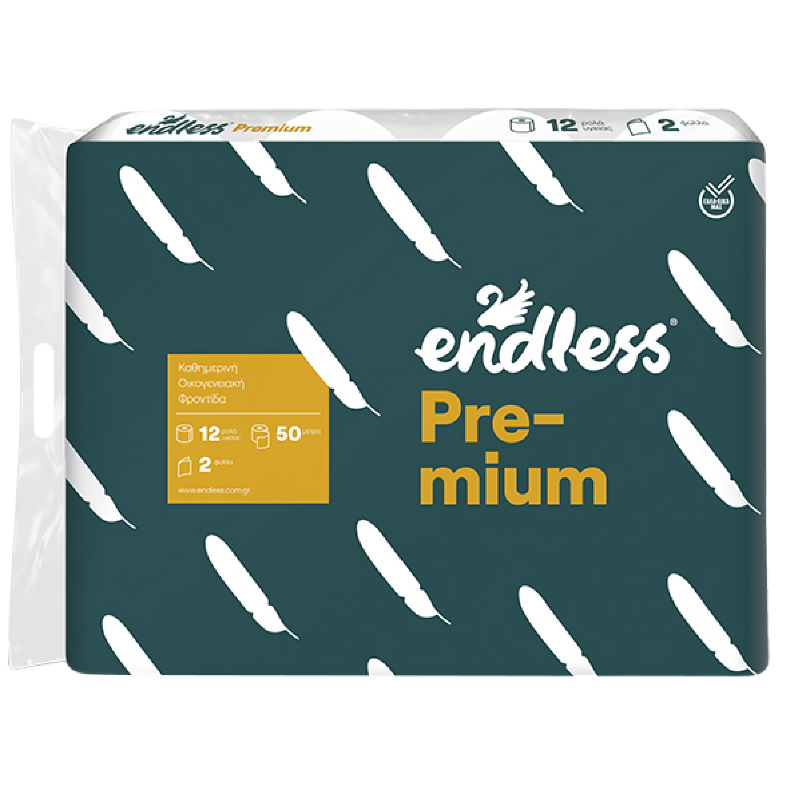 Χαρτί Υγείας Premium ENDLESS 12x190gr