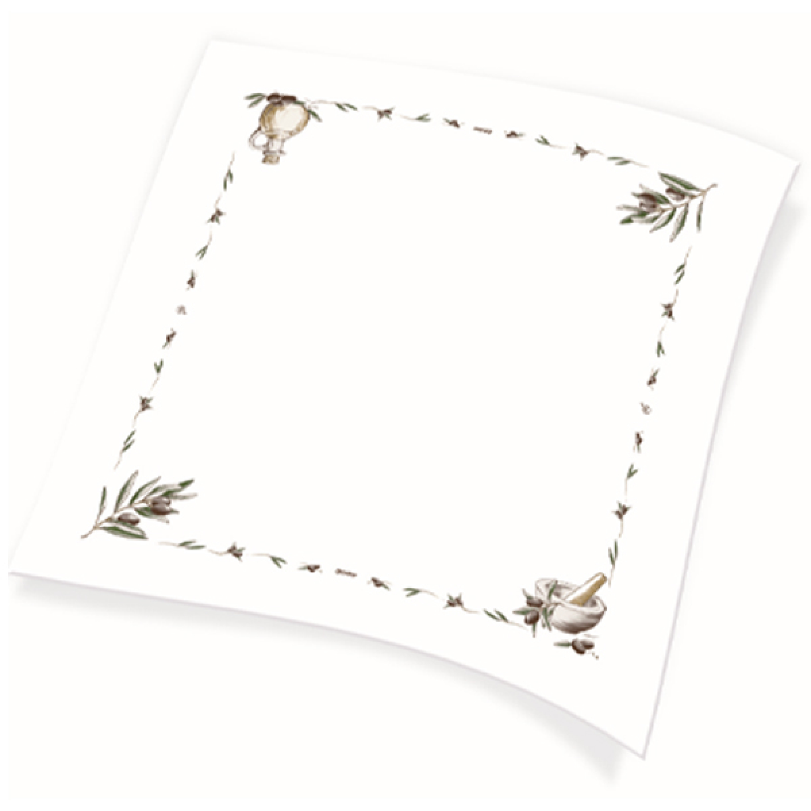 Τραπεζομάντηλο σχέδιο/ελιά 100x100cm ENDLESS 150τμχ