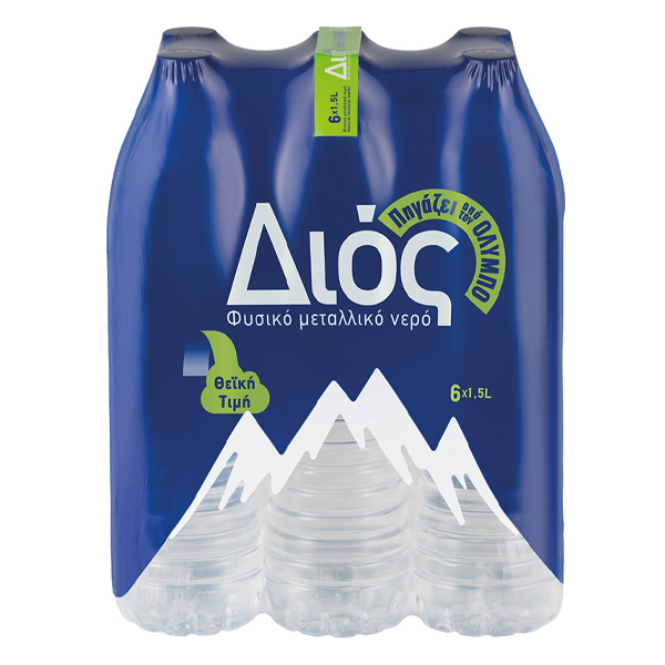 Φυσικό Μεταλλικό Νερό ΔΙΟΣ 6x1,5lt