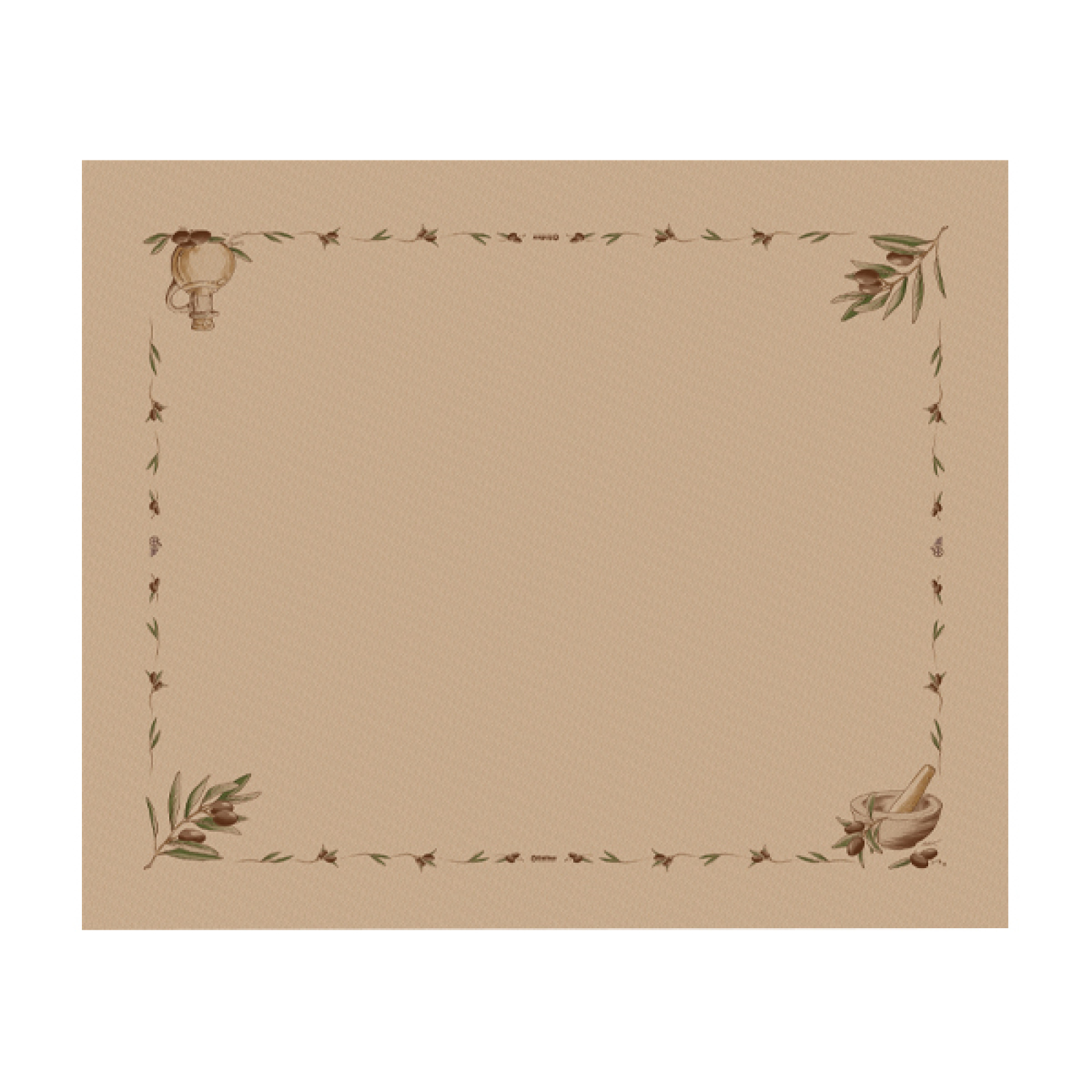 Τραπεζομάντηλο λαδόκολλα/ελιά 100x130cm ENDLESS 110τμχ