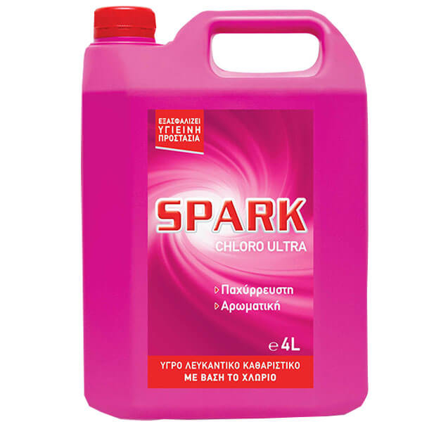 Χλωρίνη ροζ SPARK 4lt