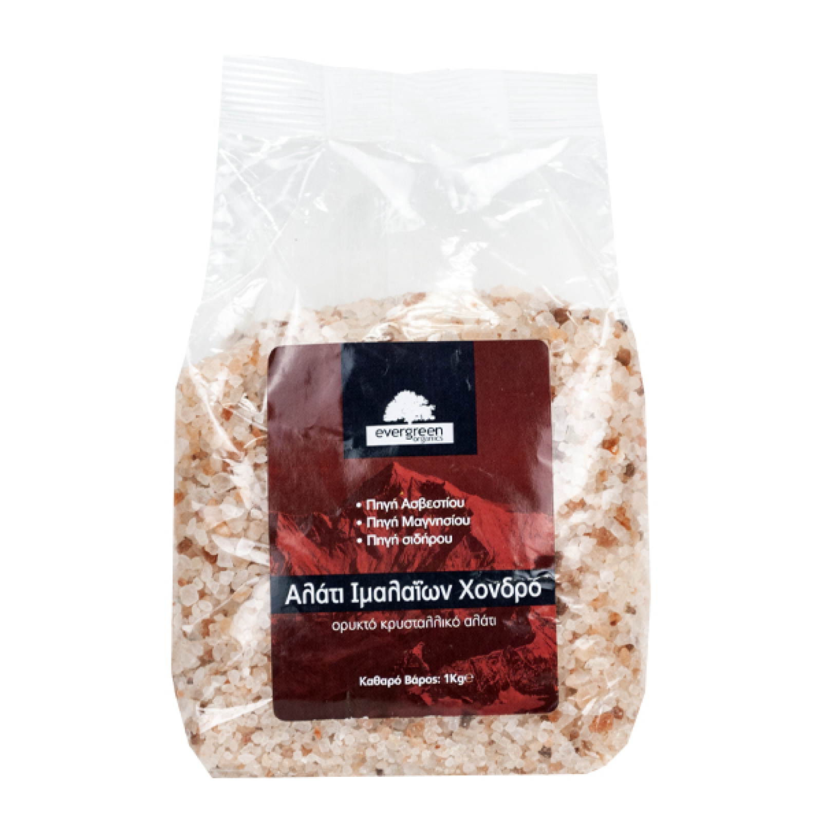 Αλάτι Ιμαλαϊων Χονδρό EVERGREEN 1kg