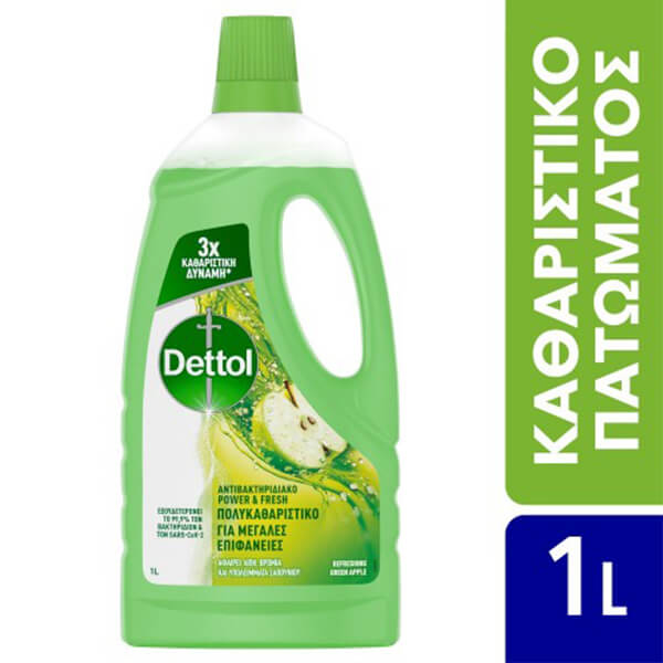 Καθαριστικό Υγρό Πράσινο Μήλο DETTOL  1lt