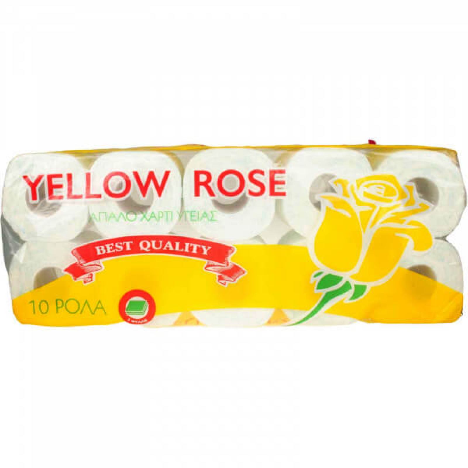 Χαρτί Υγείας 3Φ YELLOW ROSE 10x100gr