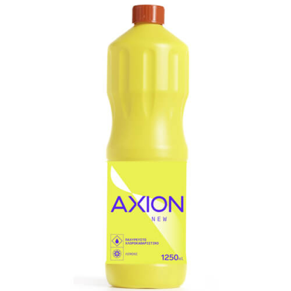 Χλωρίνη παχύρευστη λεμόνι AXION 1,25lt