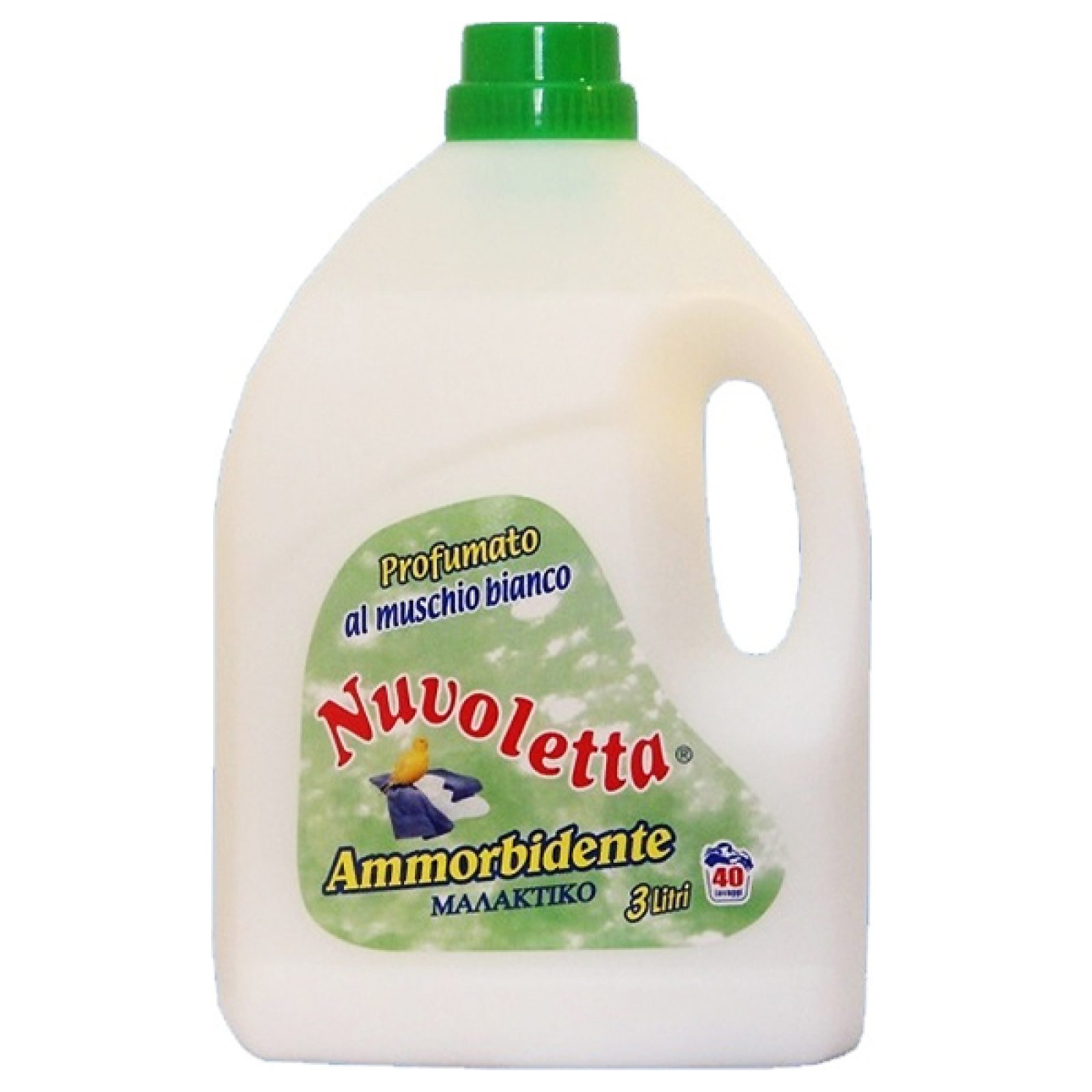 Μαλακτικό πλυντηρίου λευκό NUVOLETTA 3lt