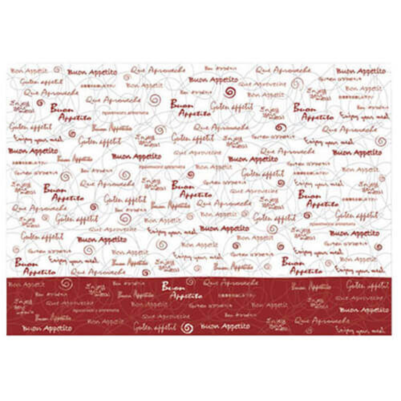 Σουπλά κόκκινο-λευκό ΟΕΜ 250τμχ