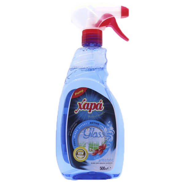 Καθαριστικό σπρέι τζαμιών ΧΑΡΑ 500ml