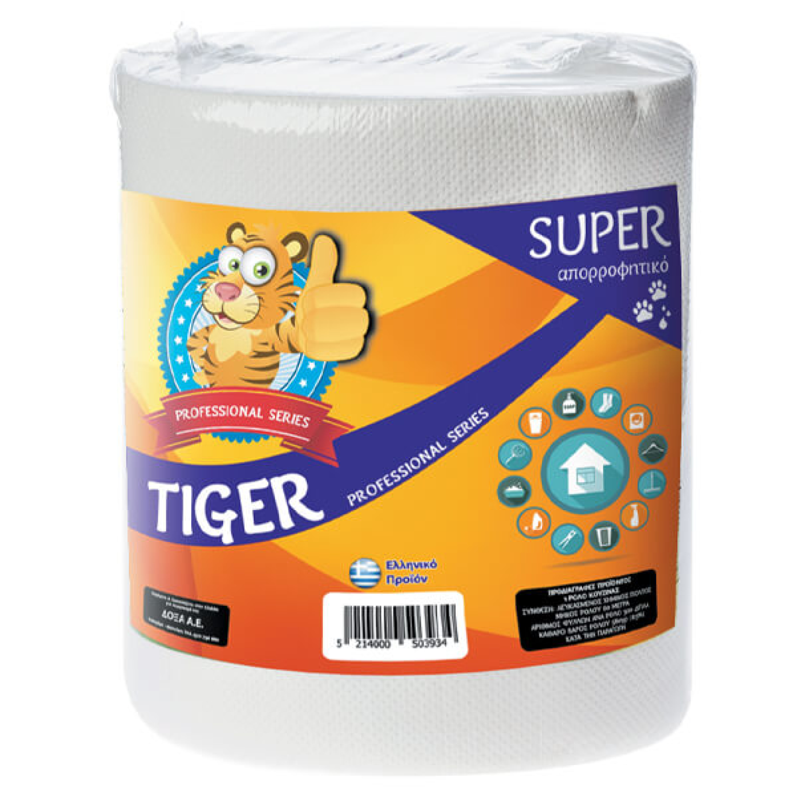 Χαρτί Κουζίνας Ρολό TIGER 600gr