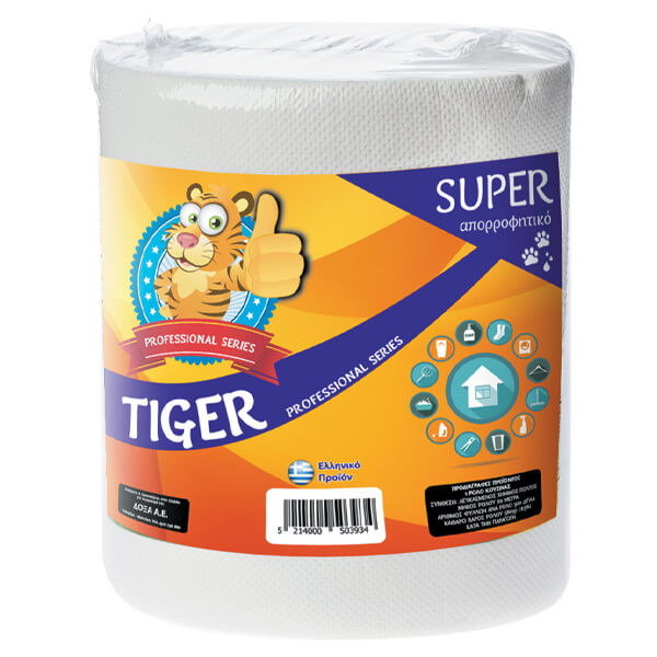 Χαρτί Κουζίνας Ρολό TIGER 600gr