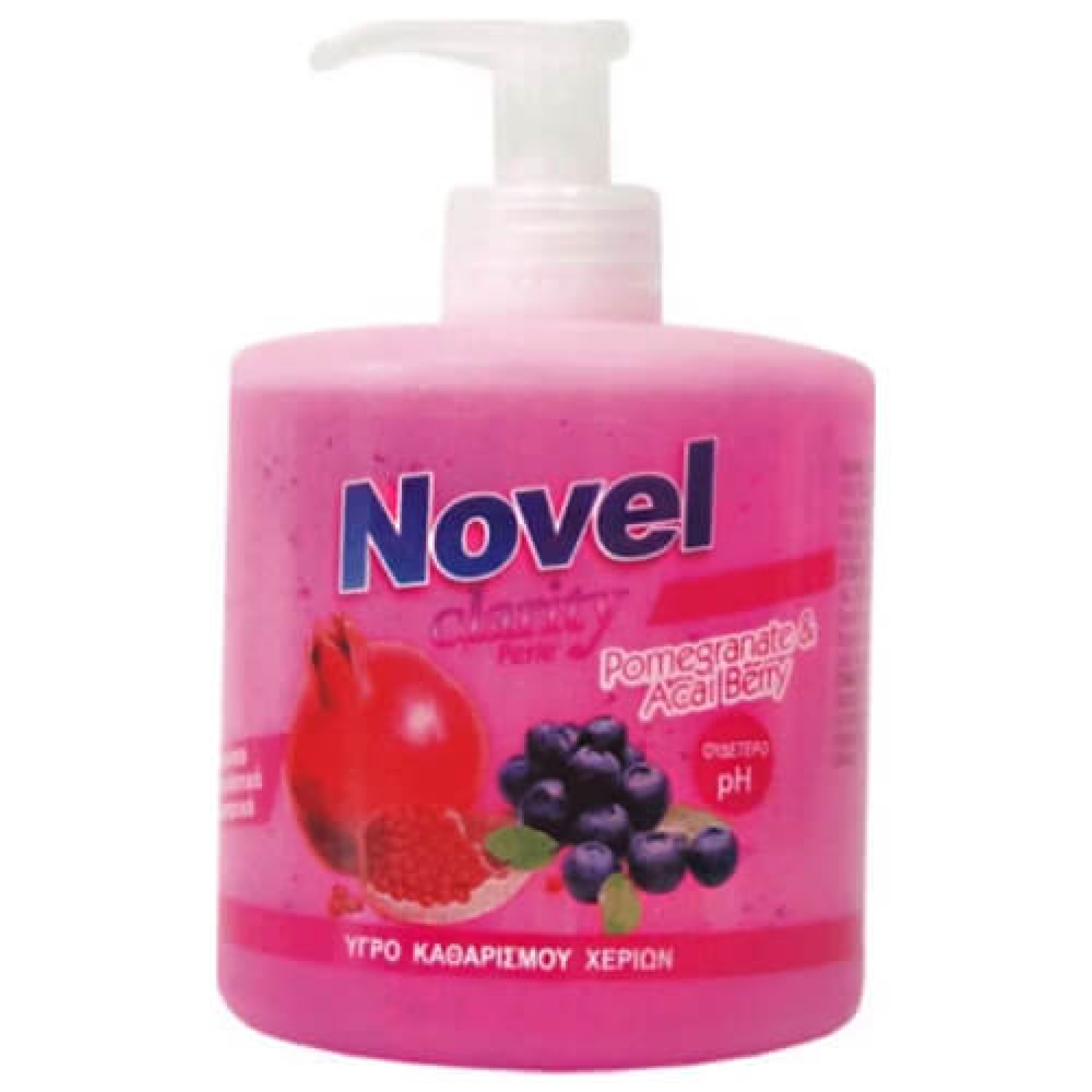 Κρεμοσάπουνο Ρόδι και Μούρο NOVEL 500ml