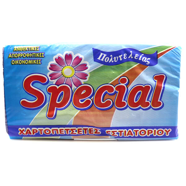 Χαρτοπετσέτα Σπέσιαλ Μπλε 1Φ KRINOS 500τμχ