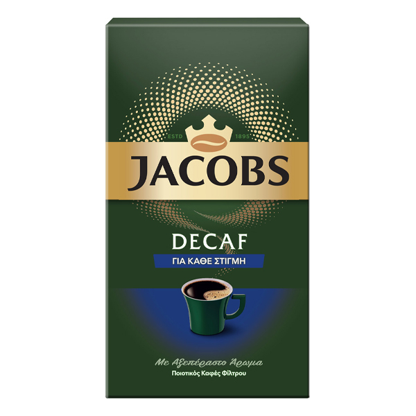 Καφές Φίλτρου Ντεκαφεϊνέ JACOBS 250gr