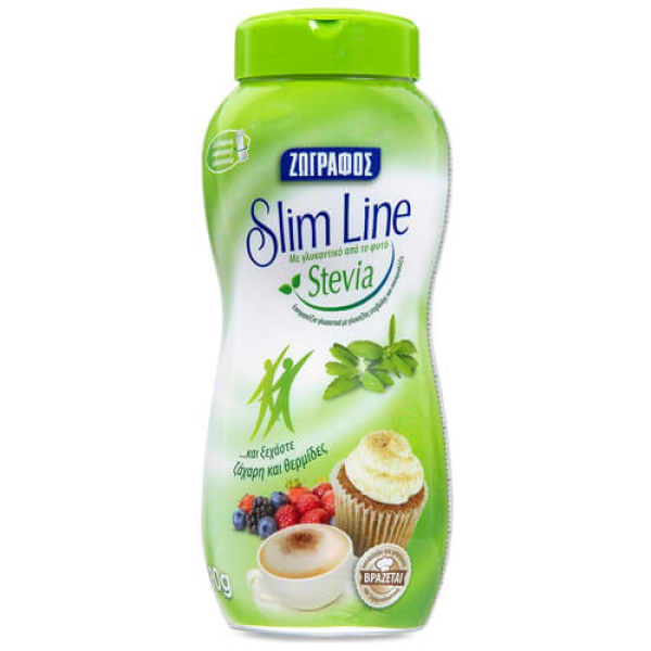 Γλυκαντικό Στέβια Slim Line ΖΩΓΡΑΦΟΣ 90gr