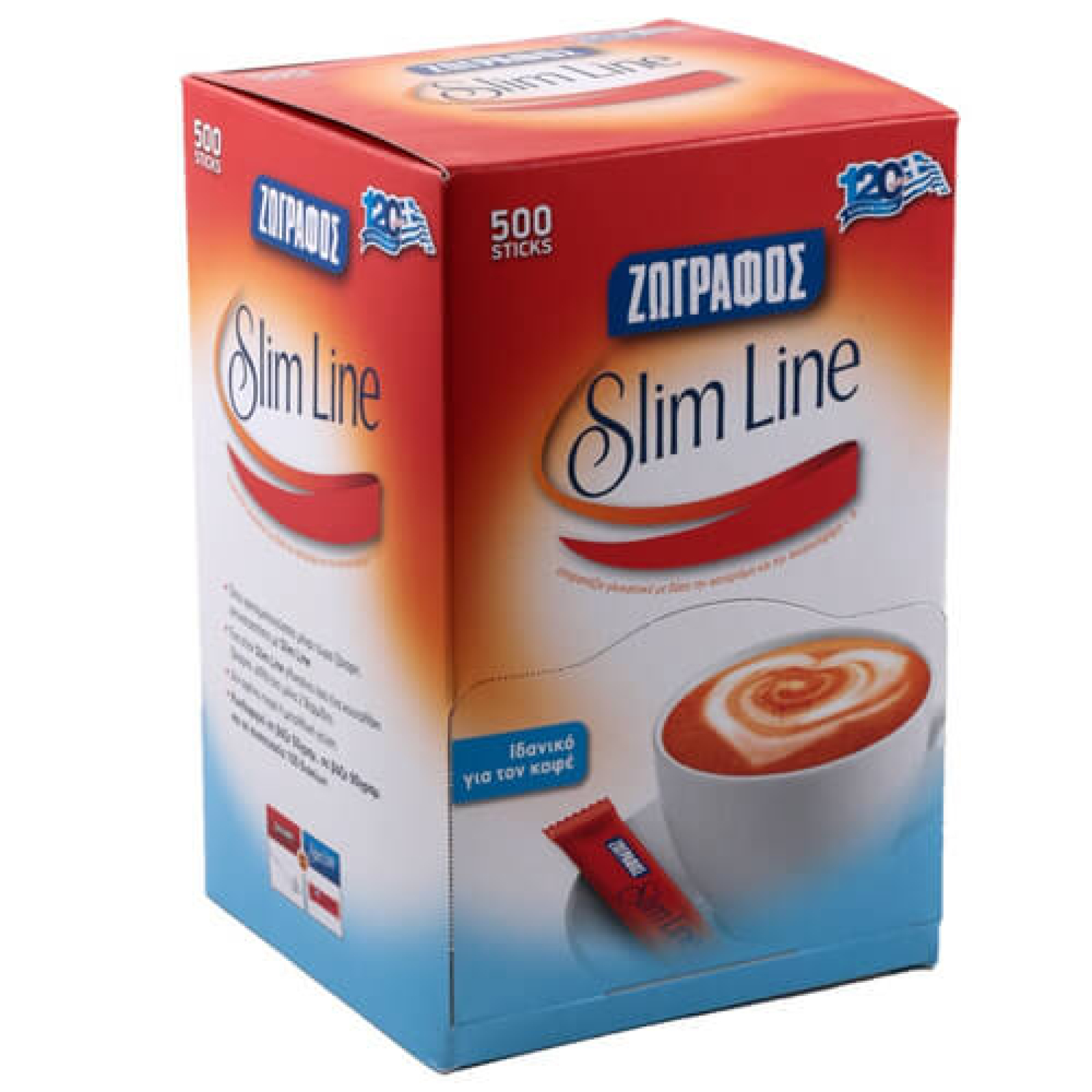 Γλυκαντικό Slim Line σε Sticks ΖΩΓΡΑΦΟΣ 500x5gr