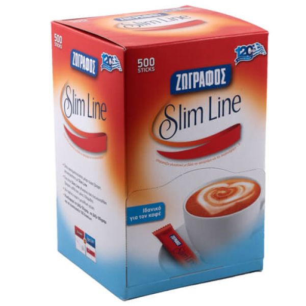 Γλυκαντικό Slim Line σε Sticks ΖΩΓΡΑΦΟΣ 500x5gr