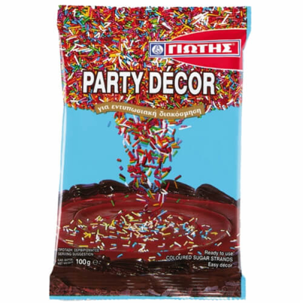 Τρούφα Χρωματιστή Party Decor ΓΙΩΤΗΣ 100gr