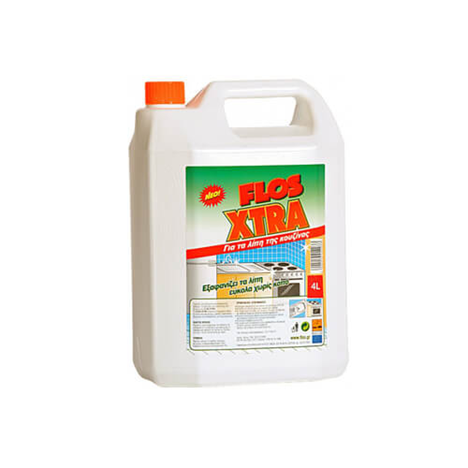 Καθαριστικό για Λίπη/Λάδια FLOS 4lt