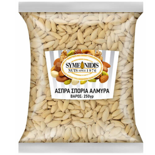 Σπόρια Άσπρα Αλατισμένα ΣΥΜΕΩΝΙΔΗΣ 250gr