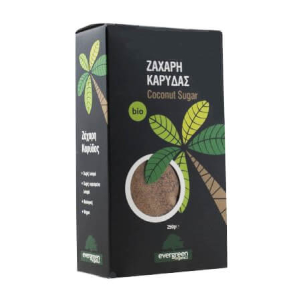 Ζάχαρη Καρύδας Βιολογική EVERGREEN 250gr