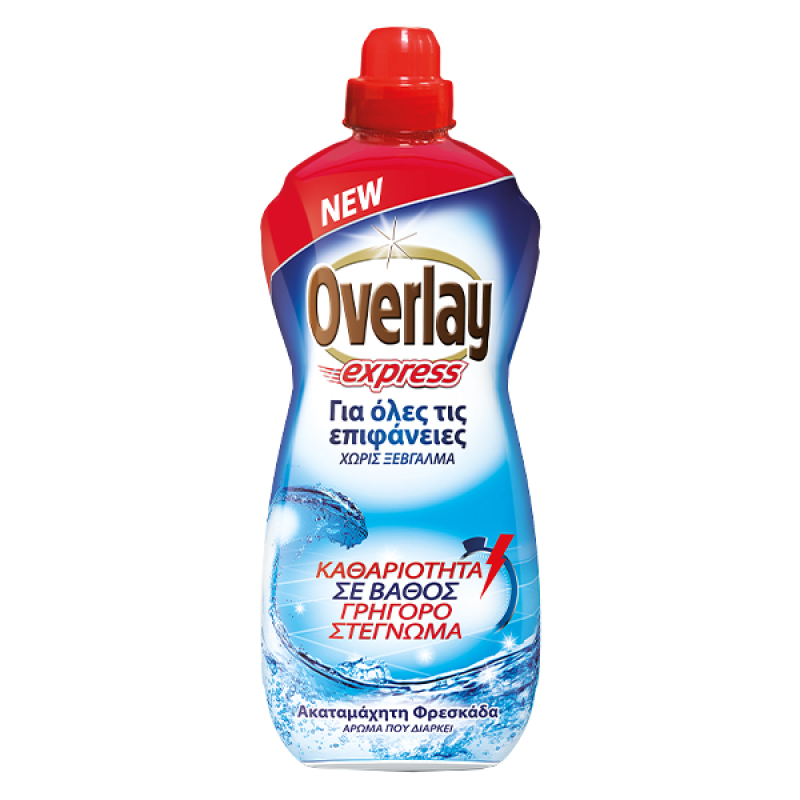 Καθαριστικό με 'Αρωμα Φρεσκάδας για Όλες τις Επιφάνειες OVERLAY 1lt