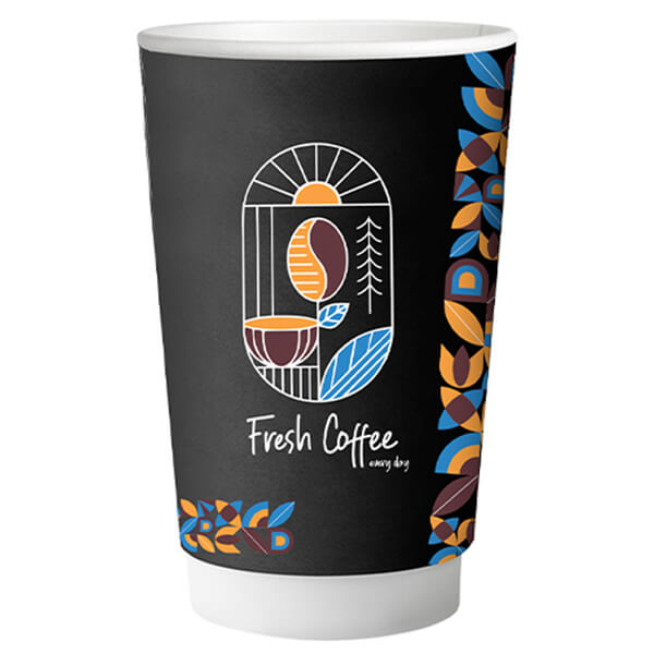 Ποτήρι Χάρτινο FRESH COFFEE 8oz OEM 25τμχ