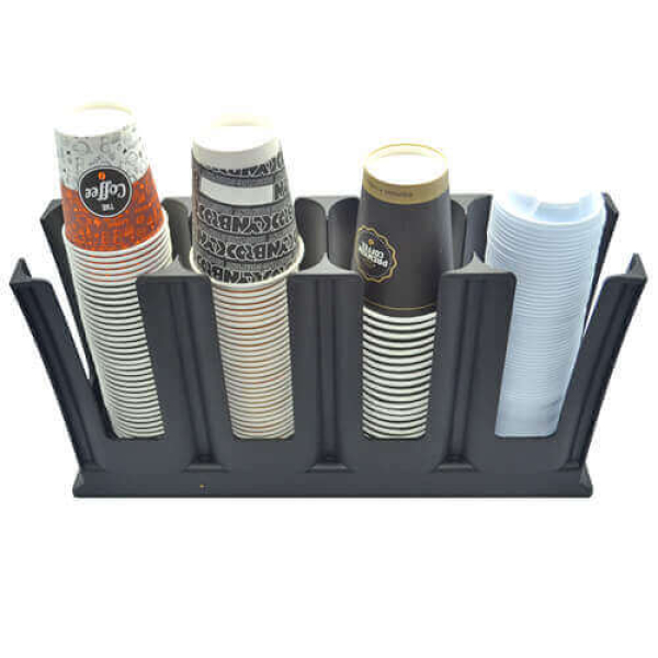 Ποτηροθήκη πλαστική 4 θέσεων COLORATO 1τμχ