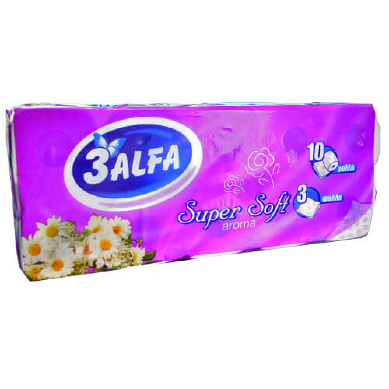 Χαρτί Υγείας Αρωματικό 3ALFA 108gr x 10τμχ