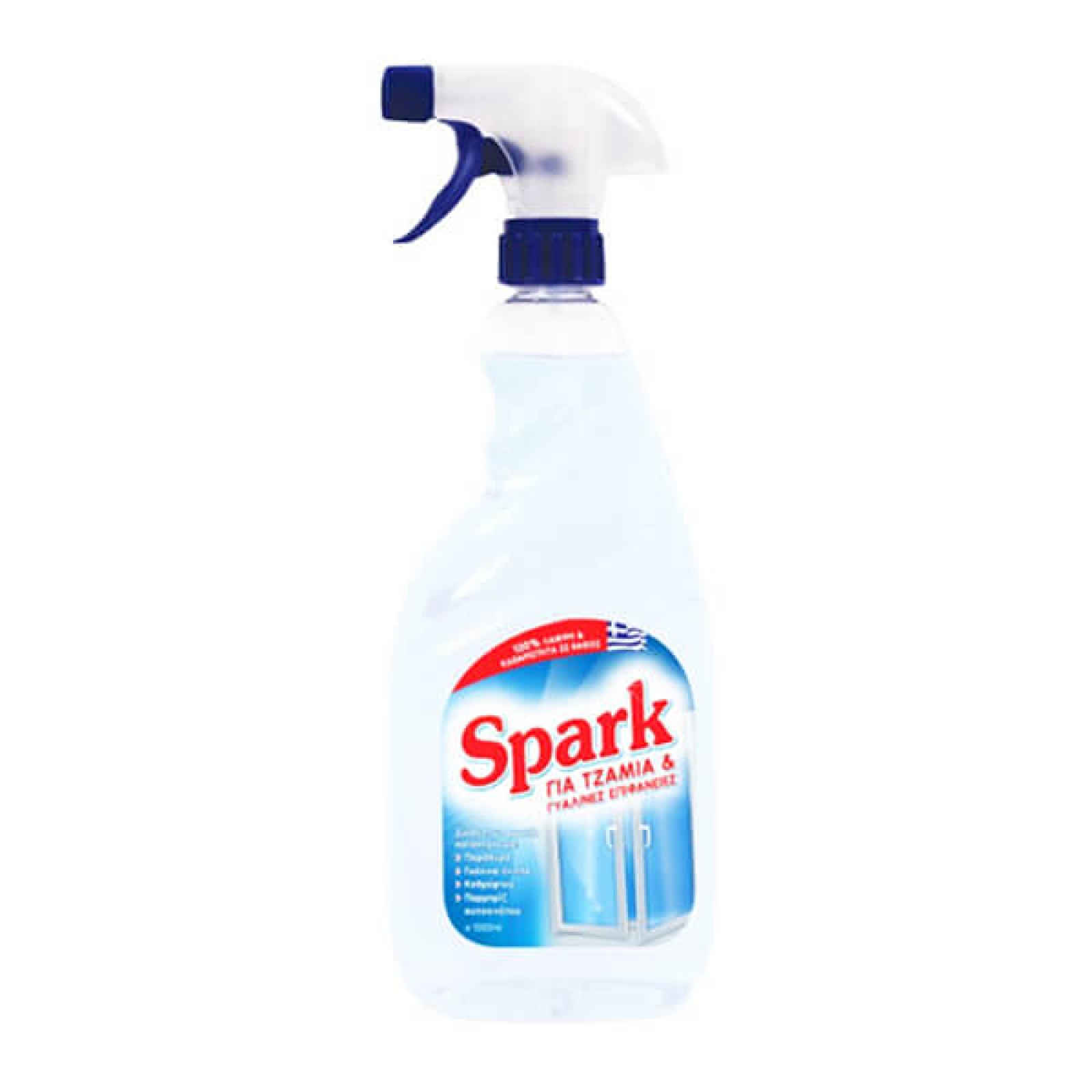 Καθαριστικό σπρέι για τζάμια SPARK 750ml