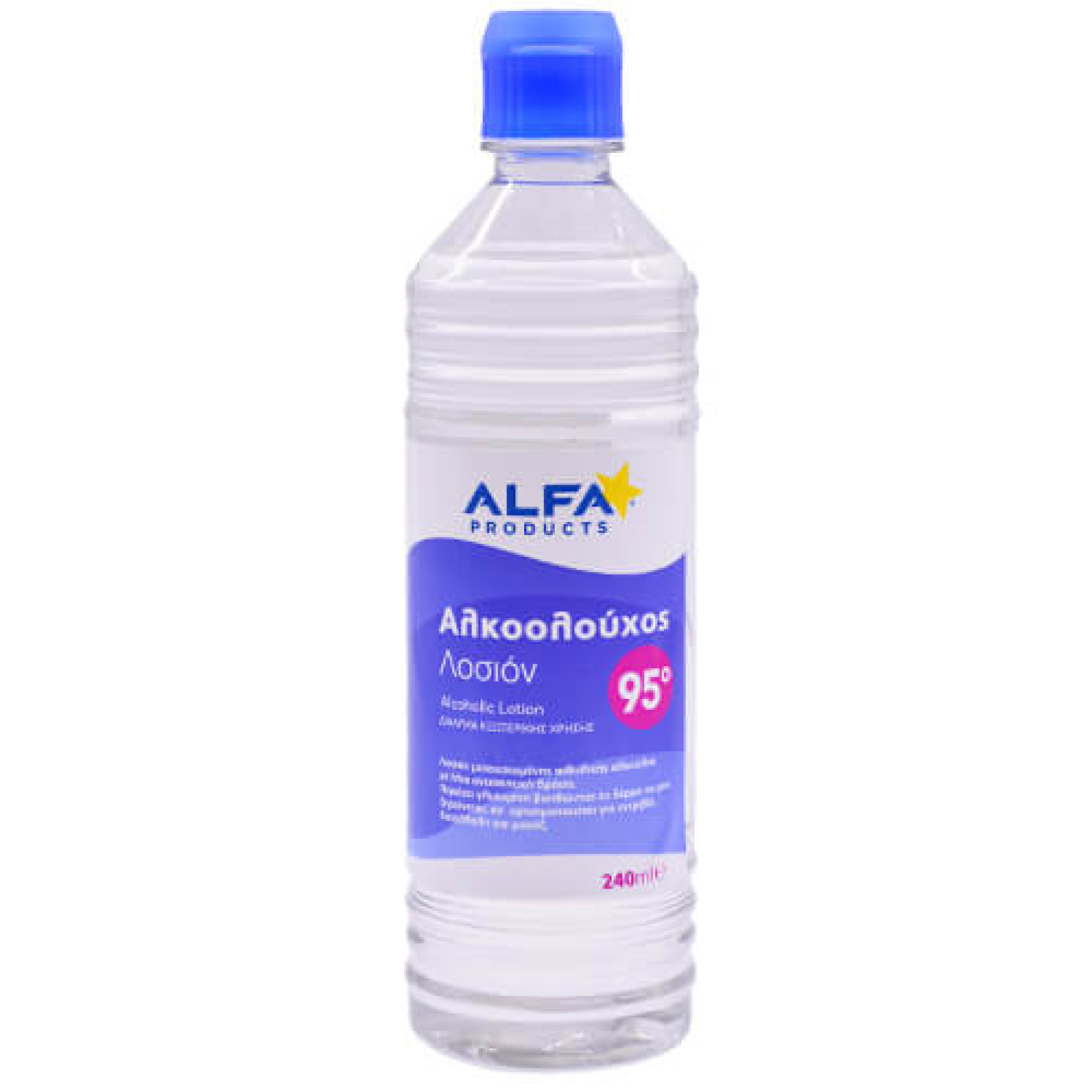 Αλκοολούχος λοσιόν 95% ALFA 240ml