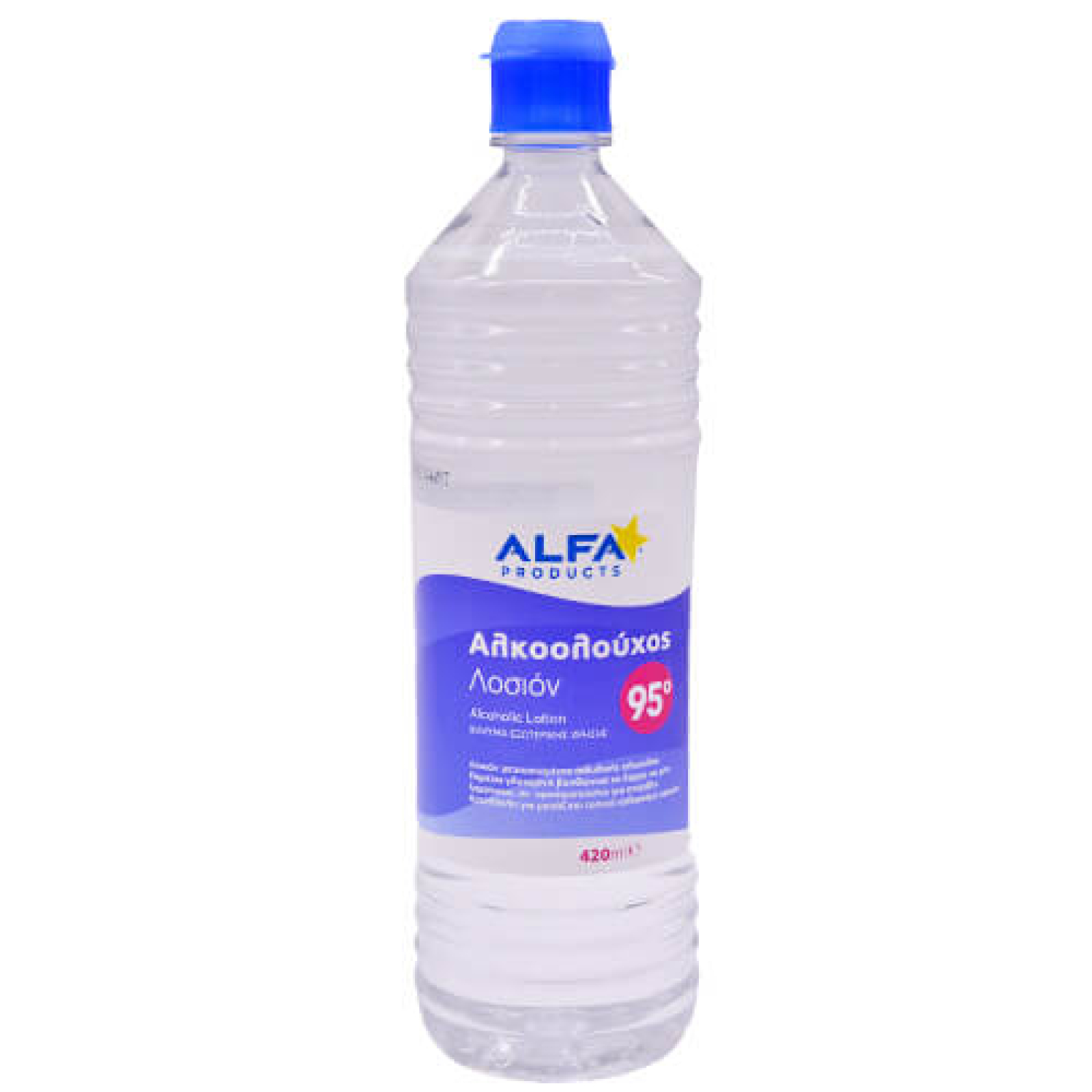 Αλκοολούχος Λοσιόν 95% ALFA 420ml