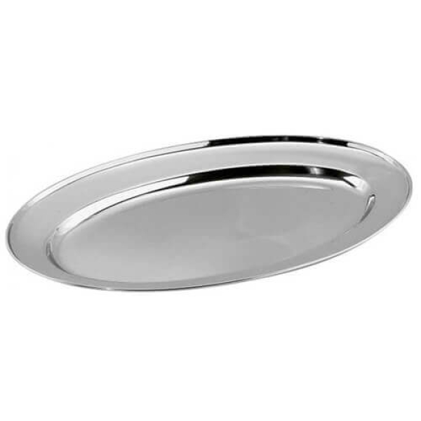 Πιατέλα οβάλ INOX 35cm ΟΕΜ 1τμχ