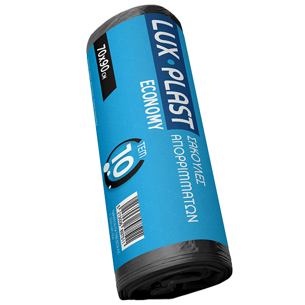 Σακούλες απορριμάτων 70x90cm LUX PLAST 10τμχ