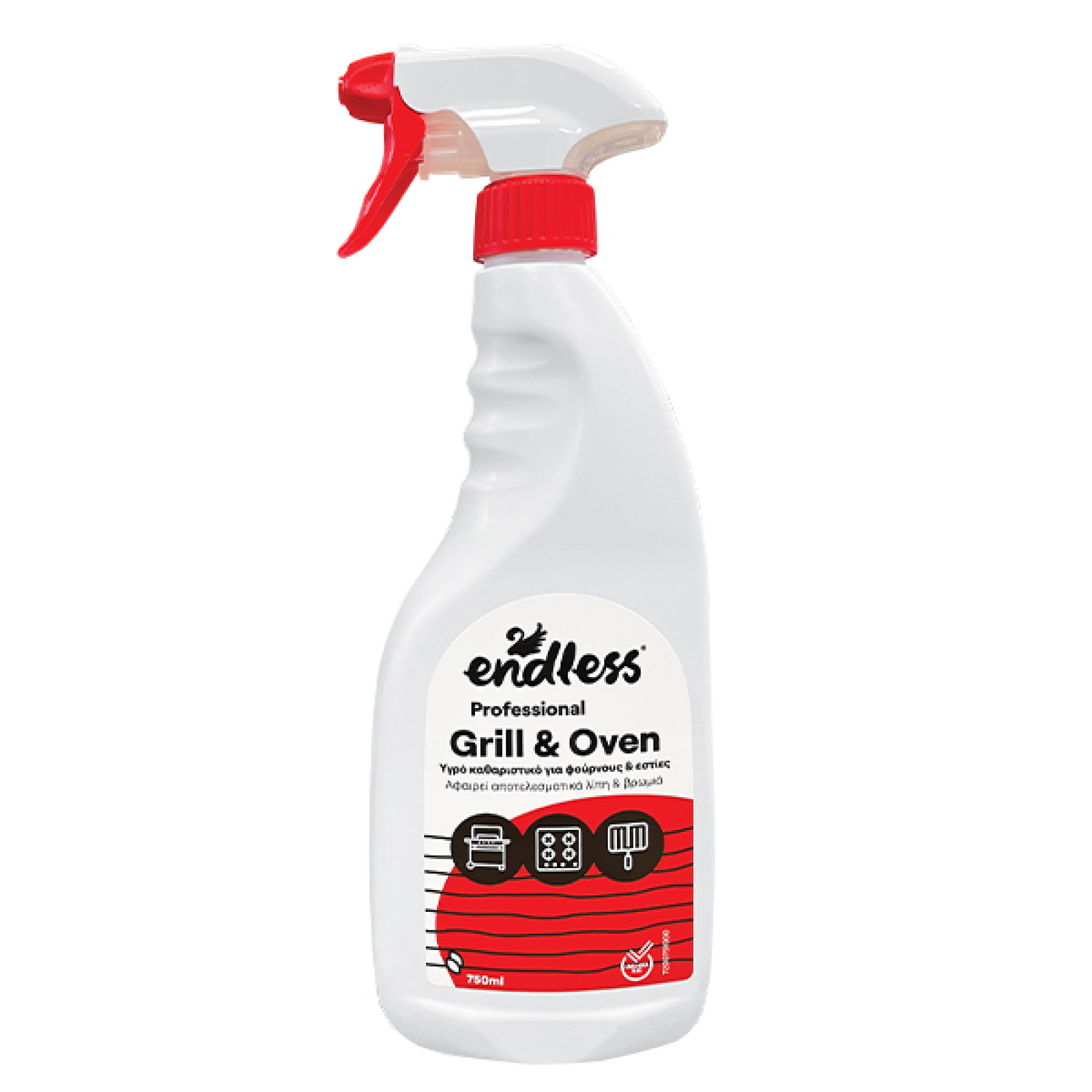 Καθαριστικό Σπρέι για Φούρνους/Εστίες  ENDLESS 750ml