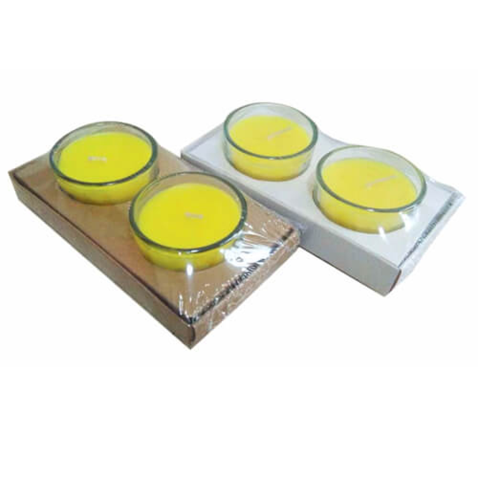 Κερί Σιτρονέλα Γυάλινο SIDIRELA 1x2τμχ