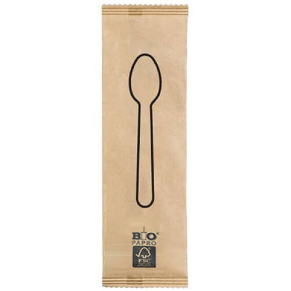 Βιοδιασπώμενα κουτάλια φαγητου/συσκευασία 16cm ΟΕΜ 100τμχ