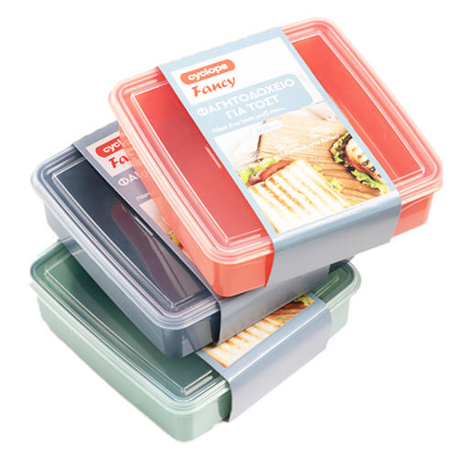 Φαγητοδοχείο για Τοστ 500ml ΚΥΚΛΩΨ 1τμχ