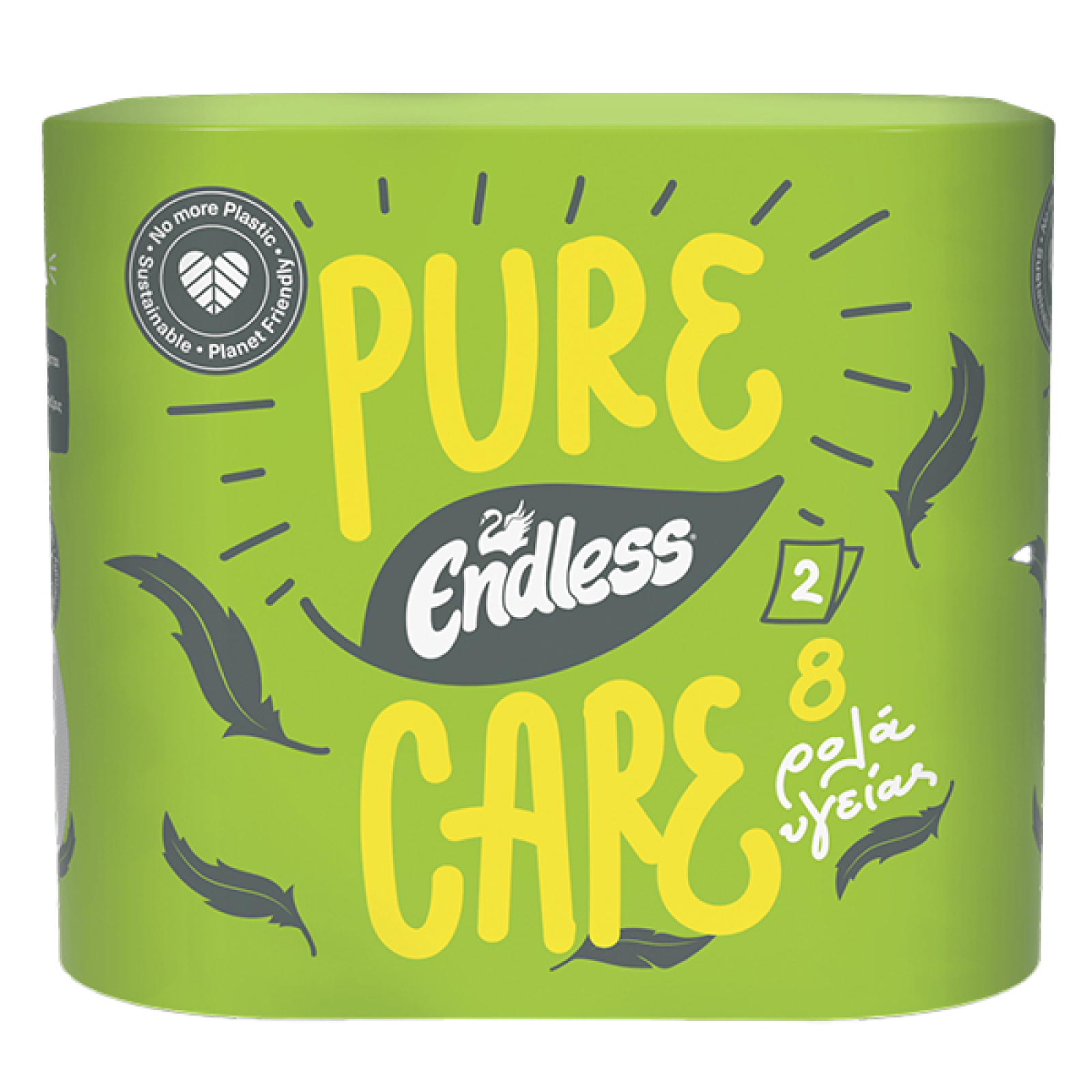 Χαρτί Υγείας Pure Care ENDLESS 8x80gr