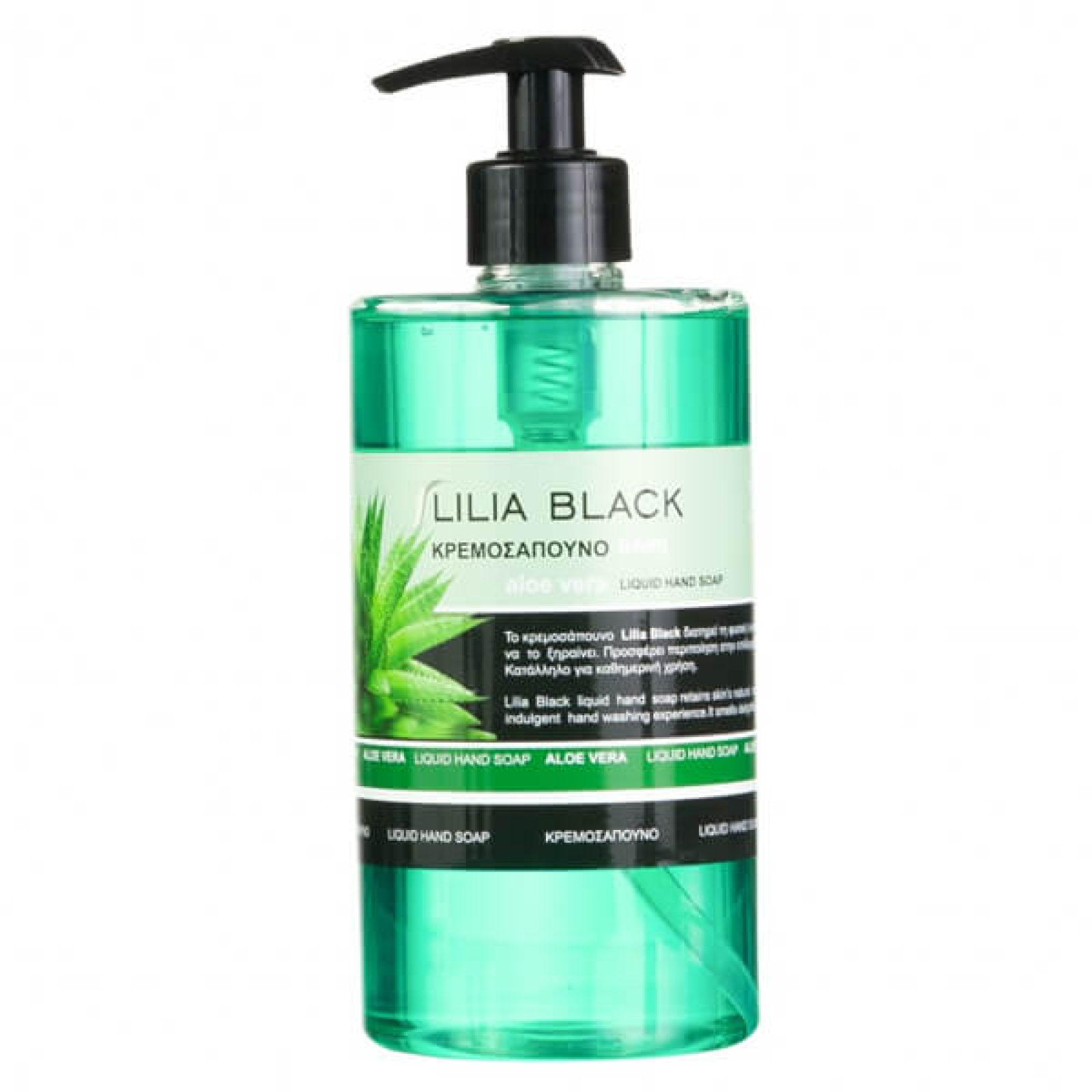 Κρεμοσάπουνο Χεριών Αλόη LILIA BLACK 550ml