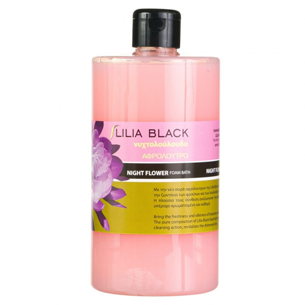 Αφρόλουτρο Νυχτολούλουδο LILIA BLACK 800ml